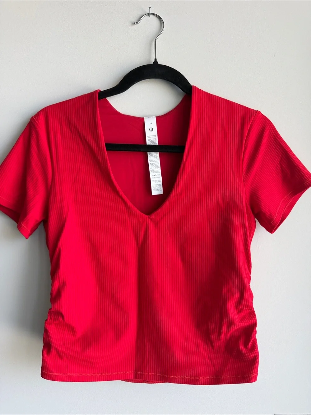 lululemon athletica All It Takes Ribbed Nulu V-neck T-Shirt